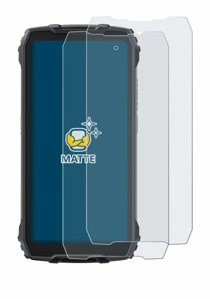 Immagine del dispositivo Blackview BV7300 con un'ampia varietà di protezioni per lo schermo.