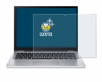 Immagine del dispositivo Acer Aspire 3 Spin A3SP14 con un'ampia varietà di protezioni per lo schermo.