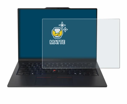 Immagine del dispositivo Lenovo ThinkPad X1 Carbon Gen 13 14" Aura Edition con un'ampia varietà di protezioni per lo schermo.