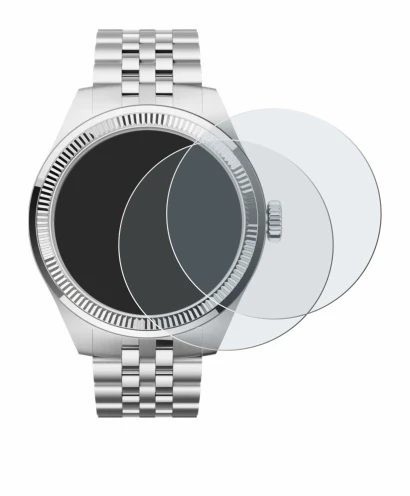 Immagine del dispositivo Withings ScanWatch Nova Brilliant (39 mm) con un'ampia varietà di protezioni per lo schermo.