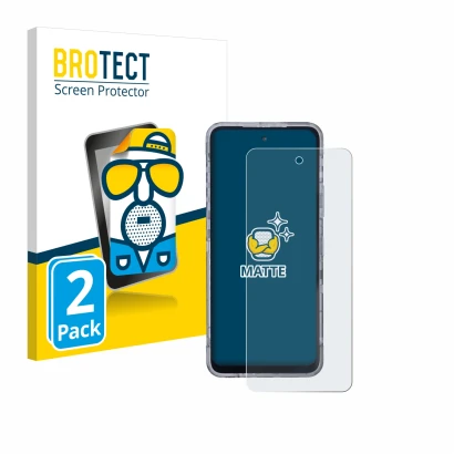 Parte frontale di una confezione del prodotto con il logo del marchio BROTECT. Accanto è raffigurato il dispositivo AGM X6 Pha