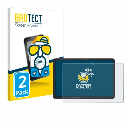 Parte frontale di una confezione del prodotto con il logo del marchio BROTECT. Accanto è raffigurato il dispositivo Lenovo Chr