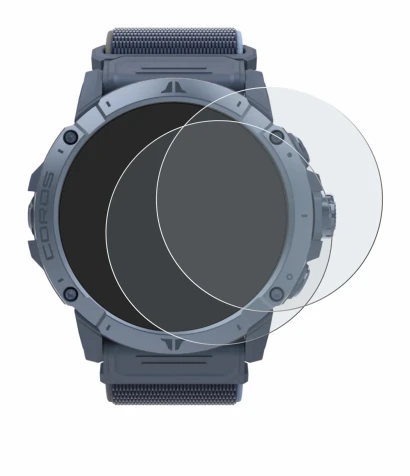 Immagine del dispositivo Coros Vertix 2S con un'ampia varietà di protezioni per lo schermo.