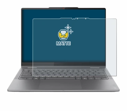 Immagine del dispositivo Lenovo Yoga 7i 2-in-1 Gen 10 14" con un'ampia varietà di protezioni per lo schermo.