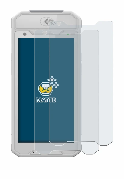 Immagine del dispositivo Dojo Pocket con un'ampia varietà di protezioni per lo schermo.
