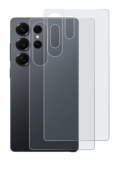 Immagine del dispositivo Samsung Galaxy S25 Ultra Enterprise Edition (Posteriore) con un'ampia varietà di protezioni per lo sc