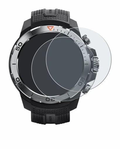 Immagine del dispositivo Xiaomi Mibro GS Explorer con un'ampia varietà di protezioni per lo schermo.