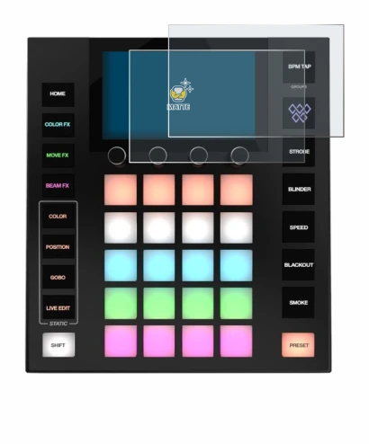 Immagine del dispositivo Wolfmix W1 MK2 con un'ampia varietà di protezioni per lo schermo.