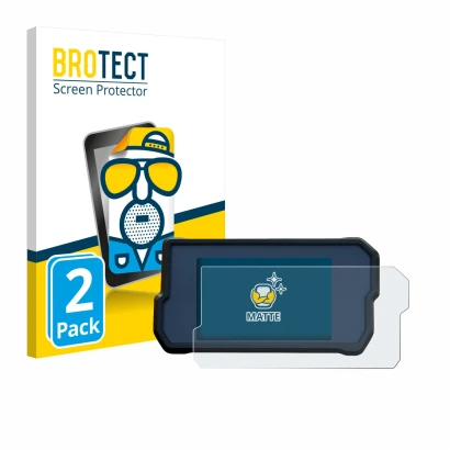 Parte frontale di una confezione del prodotto con il logo del marchio BROTECT. Accanto è raffigurato il dispositivo KTM RC125 