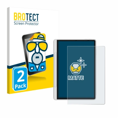 Parte frontale di una confezione del prodotto con il logo del marchio BROTECT. Accanto è raffigurato il dispositivo XP-Pen Mag