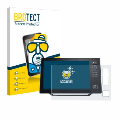 Parte frontale di una confezione del prodotto con il logo del marchio BROTECT. Accanto è raffigurato il dispositivo Humminbird