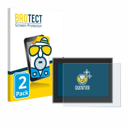 Parte frontale di una confezione del prodotto con il logo del marchio BROTECT. Accanto è raffigurato il dispositivo Jeep Compa