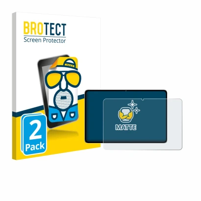 Parte frontale di una confezione del prodotto con il logo del marchio BROTECT. Accanto è raffigurato il dispositivo Nubia Pad