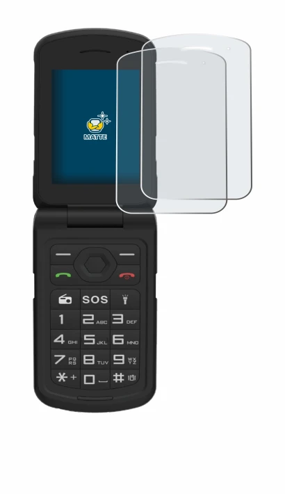 Immagine del dispositivo AGM M10 con un'ampia varietà di protezioni per lo schermo.