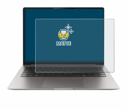 Immagine del dispositivo Honor MagicBook Pro 14 con un'ampia varietà di protezioni per lo schermo.