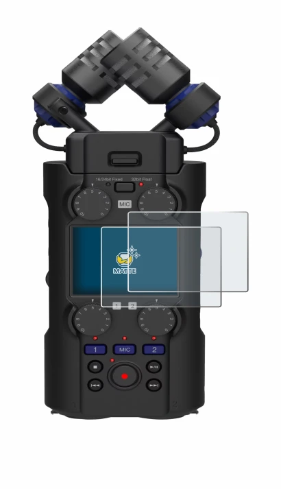 Immagine del dispositivo Zoom H5 Studio con un'ampia varietà di protezioni per lo schermo.