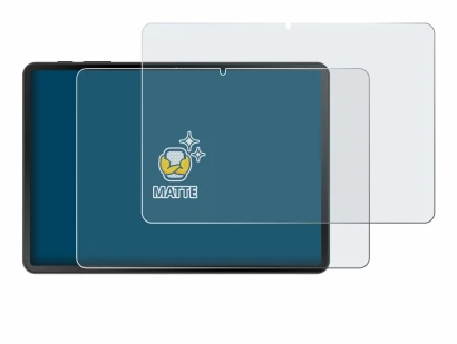 Immagine del dispositivo Doogee Tab A9 con un'ampia varietà di protezioni per lo schermo.