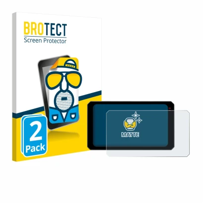 Parte frontale di una confezione del prodotto con il logo del marchio BROTECT. Accanto è raffigurato il dispositivo Chigee AIO