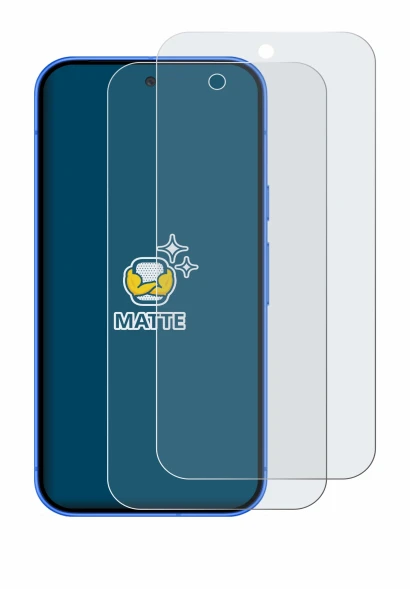 Immagine del dispositivo Google Pixel 10 con un'ampia varietà di protezioni per lo schermo.