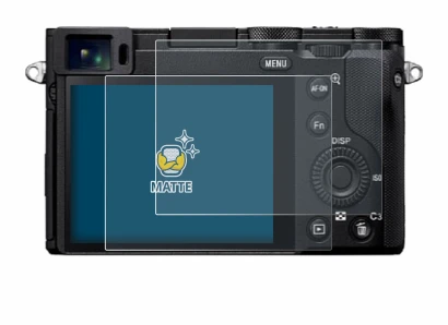 Immagine del dispositivo Sony RX1R III con un'ampia varietà di protezioni per lo schermo.