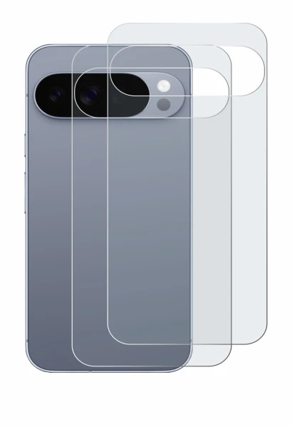 Immagine del dispositivo Google Pixel 10 Pro XL (Posteriore) con un'ampia varietà di protezioni per lo schermo.