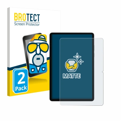 Parte frontale di una confezione del prodotto con il logo del marchio BROTECT. Accanto è raffigurato il dispositivo Samsung Ga