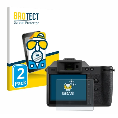 Parte frontale di una confezione del prodotto con il logo del marchio BROTECT. Accanto è raffigurato il dispositivo Hasselblad