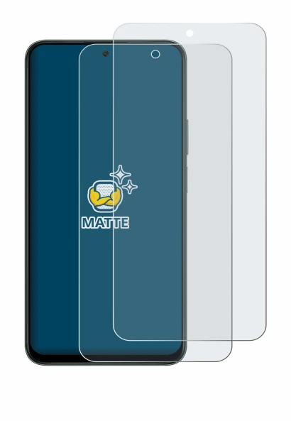 Immagine del dispositivo Honor X7d 4G con un'ampia varietà di protezioni per lo schermo.