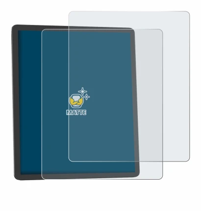 Immagine del dispositivo Amazon Kindle Scribe 2025 con un'ampia varietà di protezioni per lo schermo.