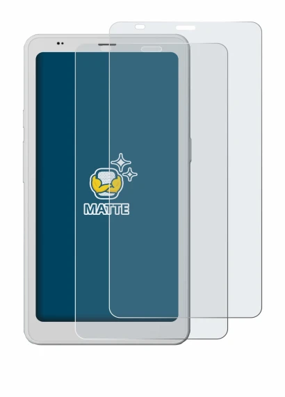 Immagine del dispositivo Boox Palma 2 Pro con un'ampia varietà di protezioni per lo schermo.