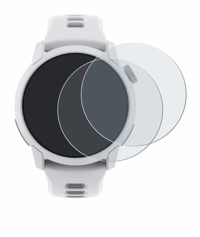 Immagine del dispositivo Coros Pace 4 con un'ampia varietà di protezioni per lo schermo.