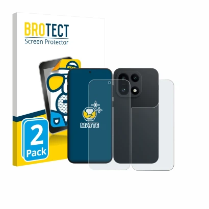 Parte frontale di una confezione del prodotto con il logo del marchio BROTECT. Accanto è raffigurato il dispositivo OnePlus 15