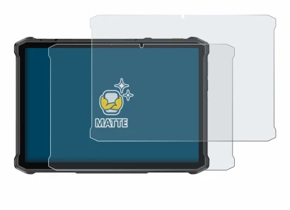 Immagine del dispositivo Ulefone Armor Pad 5 Pro con un'ampia varietà di protezioni per lo schermo.