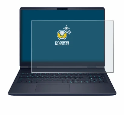 Immagine del dispositivo Dell Alienware 16X con un'ampia varietà di protezioni per lo schermo.
