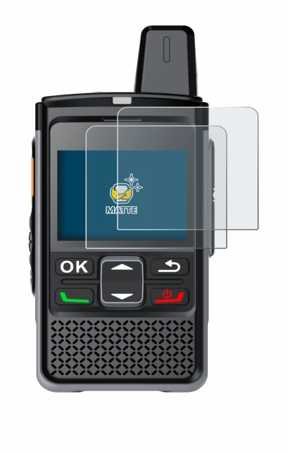 Immagine del dispositivo Hytera PNC360S con un'ampia varietà di protezioni per lo schermo.