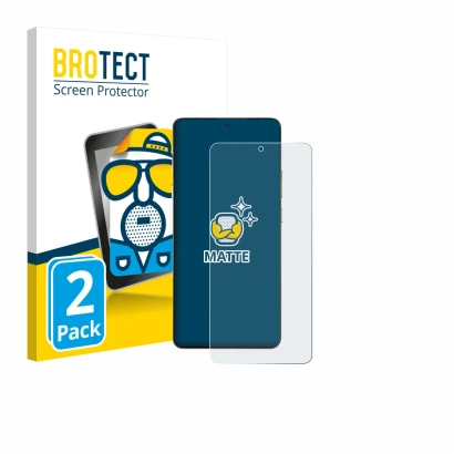 Parte frontale di una confezione del prodotto con il logo del marchio BROTECT. Accanto è raffigurato il dispositivo Motorola S