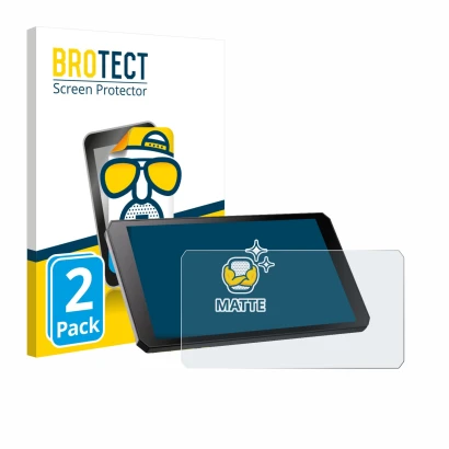 Parte frontale di una confezione del prodotto con il logo del marchio BROTECT. Accanto è raffigurato il dispositivo RiderNav R