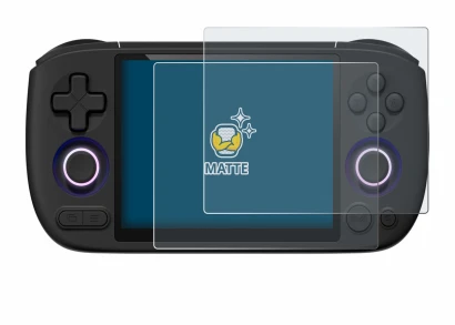 Immagine del dispositivo Ayaneo Pocket Air Mini con un'ampia varietà di protezioni per lo schermo.