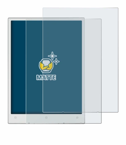 Immagine del dispositivo Viwoods AiPaper Mini con un'ampia varietà di protezioni per lo schermo.