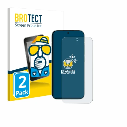 Parte frontale di una confezione del prodotto con il logo del marchio BROTECT. Accanto è raffigurato il dispositivo Xiaomi Red