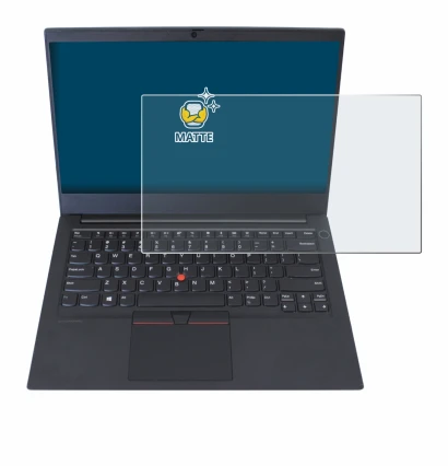 Immagine del dispositivo Lenovo ThinkPad E14 Gen 1 con un'ampia varietà di protezioni per lo schermo.