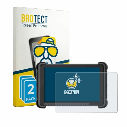 Parte frontale di una confezione del prodotto con il logo del marchio BROTECT. Accanto è raffigurato il dispositivo MUCAR 892B