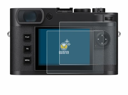 Immagine del dispositivo Leica M EV1 con un'ampia varietà di protezioni per lo schermo.