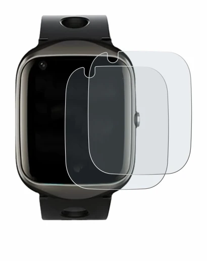 Immagine del dispositivo ABUBU SmartWatch PBL2 con un'ampia varietà di protezioni per lo schermo.