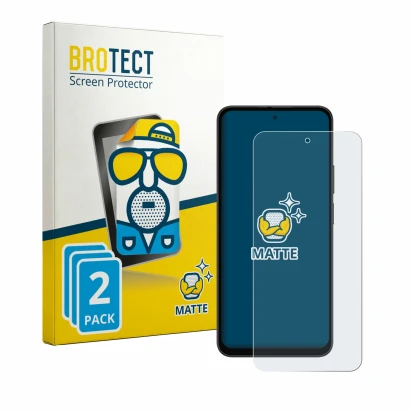 Parte frontale di una confezione del prodotto con il logo del marchio BROTECT. Accanto è raffigurato il dispositivo Doogee B10