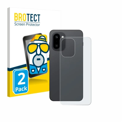 Parte frontale di una confezione del prodotto con il logo del marchio BROTECT. Accanto è raffigurato il dispositivo OnePlus 15