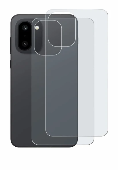 Immagine del dispositivo OnePlus 15R (Posteriore) con un'ampia varietà di protezioni per lo schermo.