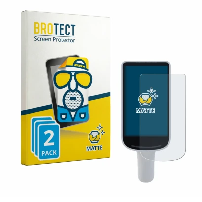 Parte frontale di una confezione del prodotto con il logo del marchio BROTECT. Accanto è raffigurato il dispositivo Datalogic