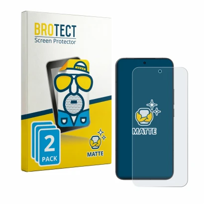 Parte frontale di una confezione del prodotto con il logo del marchio BROTECT. Accanto è raffigurato il dispositivo Xiaomi 17T