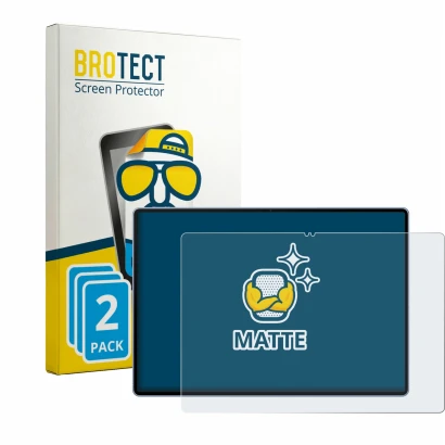 Parte frontale di una confezione del prodotto con il logo del marchio BROTECT. Accanto è raffigurato il dispositivo Huawei Mat